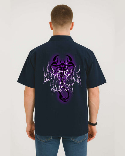 NOTCH Glow Scorpion Shirt – Night-Ready Vinyl Print for Men
