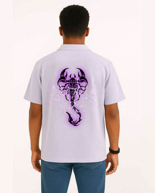 NOTCH Glow Scorpion Shirt – Night-Ready Vinyl Print for Men