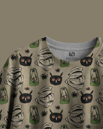 StreetFlex All-Over Print Tee – 240 GSM Oversized Comfort