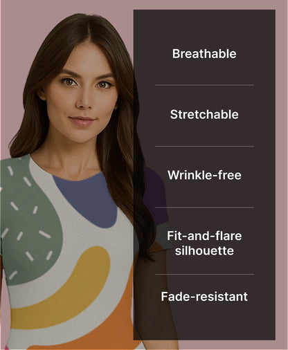 Timeless Grace Fit & Flare Dress – Effortless Sophistication