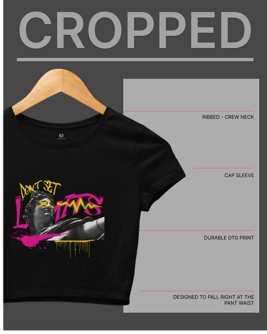Women’s Cropped Cotton Tee – Smooth, Breezy & Effortlessly Chic