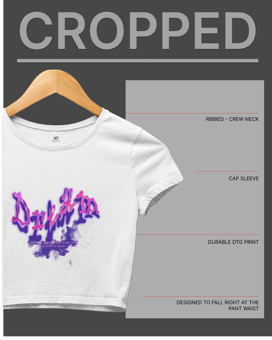 Women’s Cropped Cotton Tee - Dream
