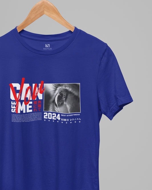 Women’s Regular Fit Curved Hem T-Shirt - Can You See Me
