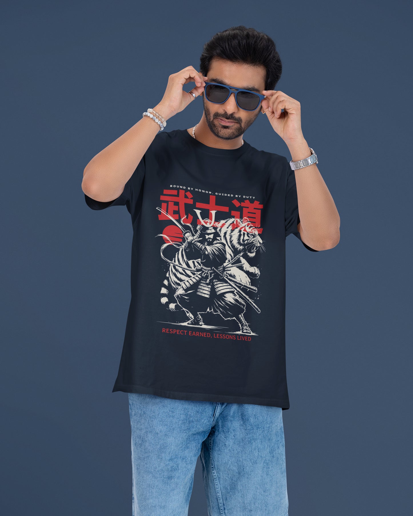 Men’s Oversized Terry-Knit Tee – Premium Comfort - Ninja