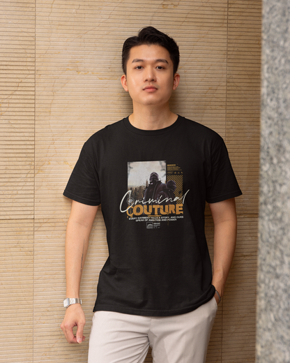 Men’s 100% Cotton Regular Fit T-Shirt - Criminal Couture