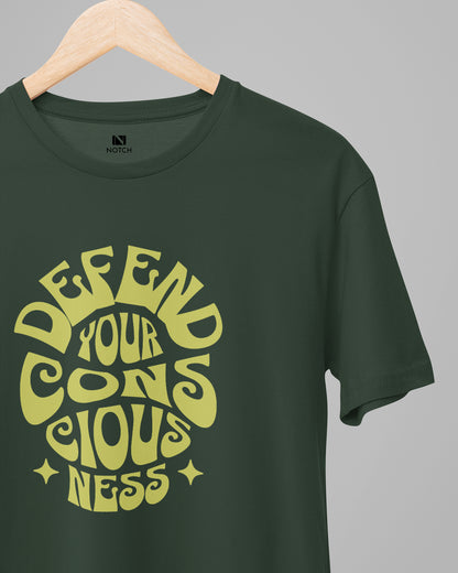 Men’s 100% Cotton Regular Fit T-Shirt –  Consciousness