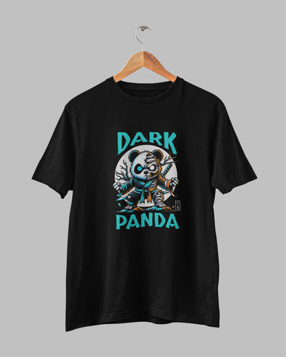 Men’s 100% Cotton Regular Fit T-Shirt – Dark Panda