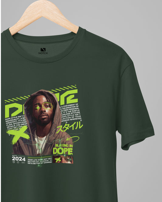 Men’s 100% Cotton Regular Fit T-Shirt – Dope Style