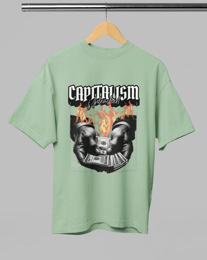 Men’s Oversized Terry-Knit Tee | Capitalism