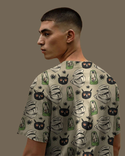 StreetFlex All-Over Print Tee – 240 GSM Oversized Comfort